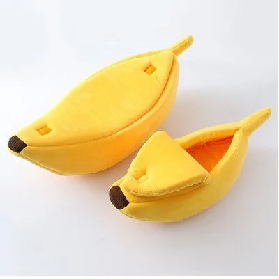 Funny Banana Dog/Cat Bed House