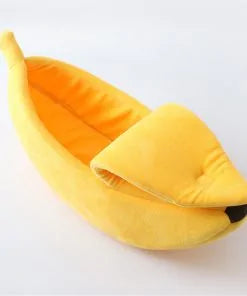 Funny Banana Dog/Cat Bed House