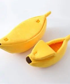 Funny Banana Dog/Cat Bed House